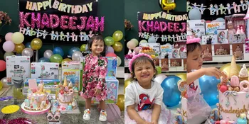 Potret Perayaan Ulang Tahun ke-2 Khadeejah Anak Kartika Putri, Digelar Sederhana di Rumah Saja
