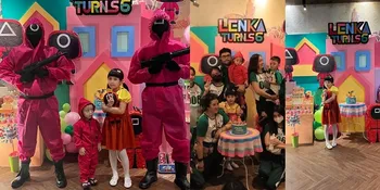 Potret Perayaan Ultah Lenka Anak Erina GD yang Jarang Tersorot, Squid Game Party Seru