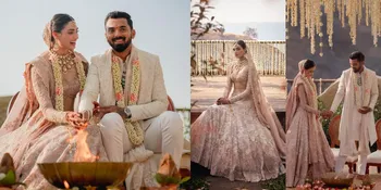 Potret Pernikahan Athiya Shetty dan KL Rahul, Dulu Heboh Karena Tinggal Serumah Tanpa Nikah - Kini Resmi Jadi Suami Istri