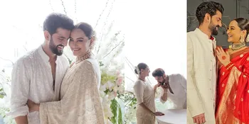 Potret Pernikahan Sonakshi Sinha dan Zaheer Iqbal, Sempat Diisukan Masuk Islam - Jalani Upacara Secara Sipil