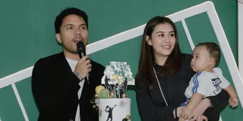 Potret Putra Aaliyah Massaid Baby Arash di Suprise Ultah Thariq Halilintar, Ekspresinya Bikin Gemas