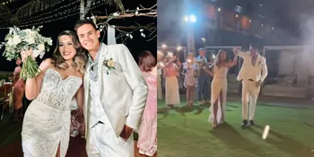 Potret Resepsi Pernikahan Amanda Gonzales dan Christian Rontini, Romantis dan Intim di Pinggir Pantai 