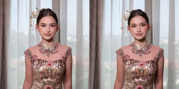 7 Potret Sarah Menzel Kekasih Azriel Hermansyah di Acara Sangjit sang Kakak, Tampil Menawan