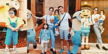 Potret Seru Keluarga Fanny Fabriana di Singapura, Kompak!