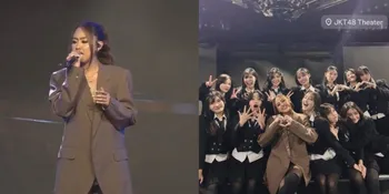 Potret Sisca Saras kembali ke Panggung Teater JKT48, Bawakan Lagu Baru dan Bacakan Pemenang 'Vocal Queens'
