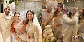 Potret Suasana Pernikahan Ranbir Kapoor dan Alia Bhatt, Potong Wedding Cake dan Minum Sampanye Penuh Bahagia