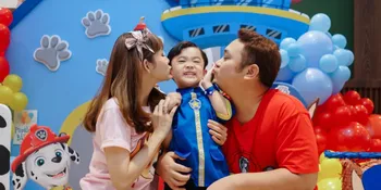 Potret Ulang Tahun Anak Gilang Dirga, Pertama Kali Rayakan di Sekolah 