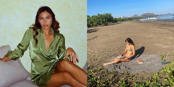 Potret Valerie Thomas yang Hot dan Seksi Pakai Bikini di Pantai Labuan Bajo, Tak Takut Panas - Jemur Badan di Bawah Terik Matahari