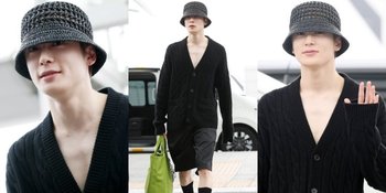 Prada Boy Terbang ke Milan, 11 Potret Jaehyun NCT 127 Tampil Fashionable Bak Model - Pamer Visual Bening di Bandara