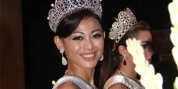 Puteri Indonesia 2013 Whulandhary Herman di Hotel Sahid Jakarta