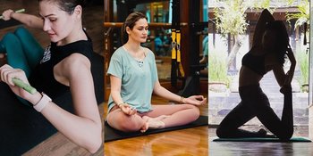 Rahasia Body Goals di Usia 40 Tahun, 7 Potret Rima Melati Adams Istri Marcell Siahaan Tekuni Pound Fit - Yoga