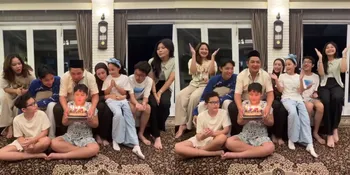Rayakan Ultah Kiesha Alvaro, 7 Potret 7 Anak Pasha Ungu Kumpul Semua