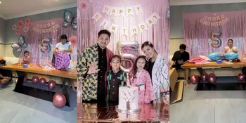 Real Keluarga Cemara, 10 Potret Perayaan Ulang Tahun Anak Sharena dan Ryan Delon - Mama Papa Kompak Dekor Bareng