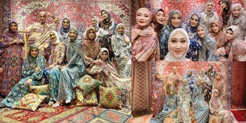 Reunian Bintang Hits Pada Masanya, 11 Foto Pemotretan Artis Senior Legendaris Indonesia - Kompak dan Bikin Adem Pakai Hijab