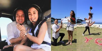 Romantis Abis! Melanie Putria Dilamar Dokter Ganteng Kala Naik Helikopter, Siap Nikah Kali Kedua