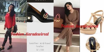 Saingan Dengan Syahrini, Ini Harga 9 Sepatu Mahal Tiara Dewi