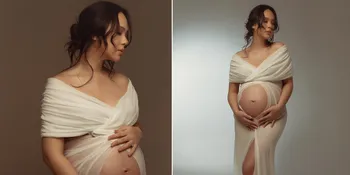 Sebentar Lagi Melahirkan, Cantiknya Bumil Glowing Pamela Bowie di Maternity Shoot Terbaru
