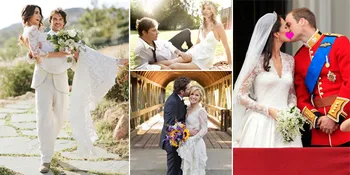 Sederet Foto Pernikahan Terindah Artis Hollywood, Super Romantis!