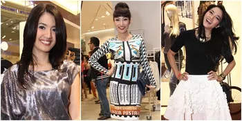 Sederet Selebriti Tampil Trendy di Grand Opening H and M
