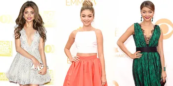 Selera Fashion Sarah Hyland di Atas Red Carpet, Jaminan Cantik!