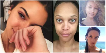 Selfie No Make Up, Para Model Victoria's Secret Pamer Kecantikan