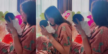 Sempat Alami Pendarahan, 8 Potret Jessica Iskandar Akhirnya Bisa Peluk Sang Buah Hati - Akui Langsung Jatuh Hati