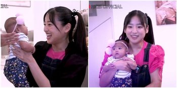 Sempat Diajari Koreografi JKT48, Simak 8 Potret Lucunya Haruka Saat Momong Baby Moana Putri Ria Ricis