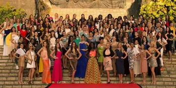 Serunya Pemotretan Kontestan Miss World di Red Carpet Bali