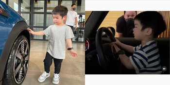 Sultan Kecil! Ini 11 Potret Mikhael Moeis Anak Sandra Dewi Suka Mobil Mini Cooper - Senang Banget Langsung Dibelikan