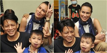 Sweet! Ariel NOAH & Sophia Kompak Kunjungi Anak Penderita Kanker