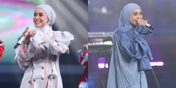 Tampil Enerjik, 10 Potret Lesti Kejora di 'Konser Histeria Pesta Bola Dunia 2023' - Kolaborasi Bareng Dewa 19