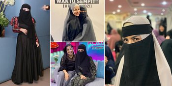 Totalitas Hijrah, Ini 7 Foto Five Vi yang Kini Sudah Berhijab dan Mantap Pakai Cadar