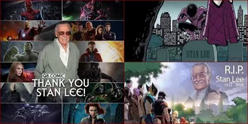 Tribute Mengharukan Para Fans Untuk Sang Legenda Marvel Stan Lee