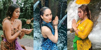 Tuai Pro Kontra, Potret 11 Seleb Cantik Jalani Ritual Melukat di Bali - Ada yang Dikira Pindah Agama