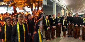 Turut Melestarikan Budaya, 7 Potret Ayushita Ikut Kirab Satu Suro di Kota Surakarta