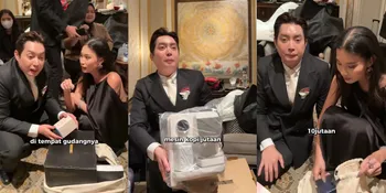 Unboxing Souvenir Resepsi Luna Maya dan Maxime Bouttier di Jakarta, Ada Mesin Kopi!