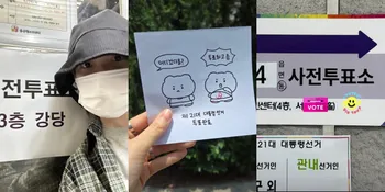 Warga Negara Teladan, 8 Potret Aktris Korea Pamer Ikut Pemilu 2025 - Ada Park Bo Young Hingga Han Ji Min