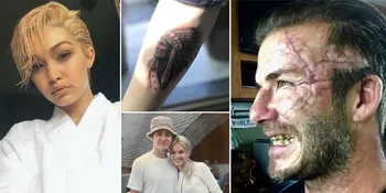 Weekly Hot IG: Wajah Seram David Beckham - April Mop Gigi Hadid