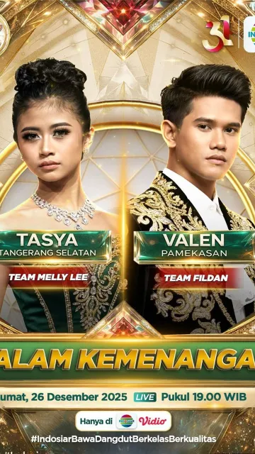 Tasya dan Valen D'Academy 7 Raih Juara, Donasi Virtual Gift untuk Korban Bencana Sumatera