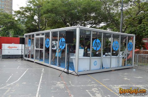 Booth Hewleet Packard di Youtube FanFest @foto: KapanLagi.com®