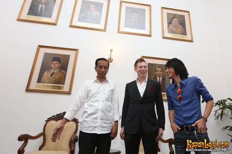 Matt Hart dan Abdee temui Jokowi ©KapanLagi.com