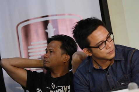 Reza dan David Noah ©KapanLagi.com/Agus Apriyanto