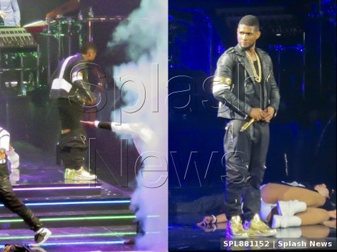 Usher @ splashnews.com