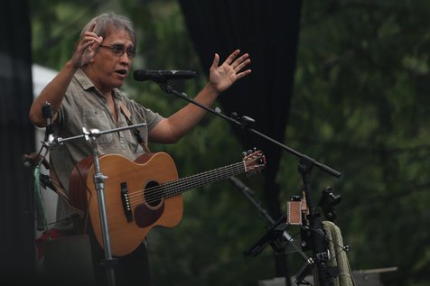 Kikan Namara siap membantu Iwan Fals dalam konser kemanusiaan di Jepang ©KapanLagi.com/Budy Santoso