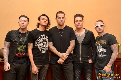 Avenged Sevenfold hibur Indonesia @foto: Kapanlagi.com®