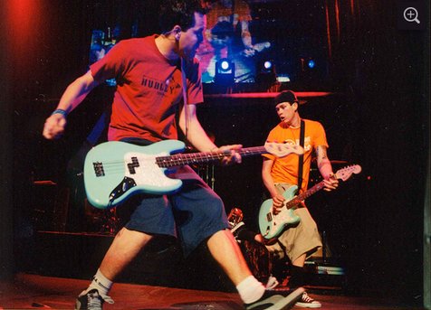 Foto lawas Tom DeLonge saat masih menjadi personel Blink 182