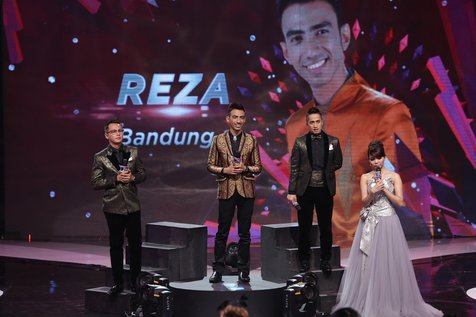 Reza saat berada di D'Academy 2 @foto: © KapanLagi.com/Agus Apriyanto