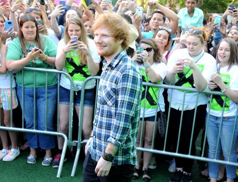 Ed Sheeran bawa 12 lagu baru di album Divide © Splashnews.com