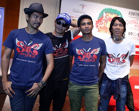 Slank lakukan tes darah untuk mencegah penyakit AIDS © KapanLagi.com®/Agus Apriyanto