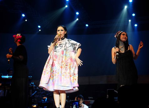 Penampilan Andien saat Konser Metamorfosa 15 Tahun Andien © KapanLagi.com®/Bayu Herdianto